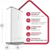 Водонагреватель Ariston Velis Style R 80 2.4кВт 80л электрический настенный/белый