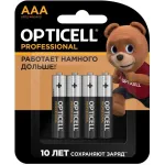 Батарея Opticell Professional LR03 AAA (4шт) блистер