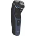 Бритва роторная Philips Series 3000 S3144/00 реж.эл.:3 питан.:аккум. черный/синий