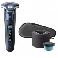 Бритва роторная Philips Series 7000 S7885/50 реж.эл.:3 питан.:аккум. черный/синий Бритва роторная Philips Series 7000 S7885/50 реж.эл.:3 питан.:аккум. черный/синий