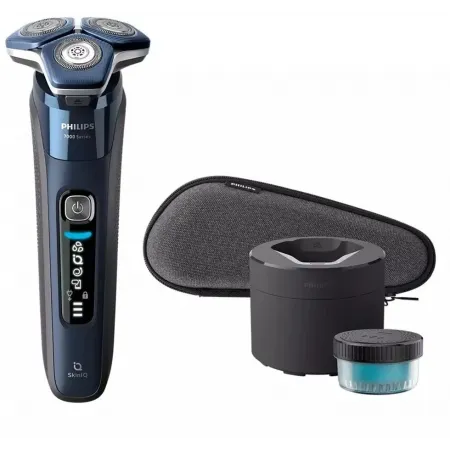 Бритва роторная Philips Series 7000 S7885/50 реж.эл.:3 питан.:аккум. черный/синий Бритва роторная Philips Series 7000 S7885/50 реж.эл.:3 питан.:аккум. черный/синий
