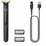 Бритва сетчатая Philips OneBlade QP1424/10 реж.эл.:1 питан.:аккум. черный Бритва сетчатая Philips OneBlade QP1424/10 реж.эл.:1 питан.:аккум. черный