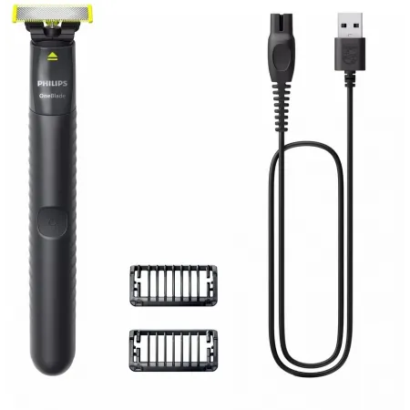 Бритва сетчатая Philips OneBlade QP1424/10 реж.эл.:1 питан.:аккум. черный Бритва сетчатая Philips OneBlade QP1424/10 реж.эл.:1 питан.:аккум. черный