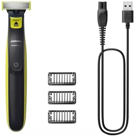 Бритва сетчатая Philips OneBlade QP2724/10 реж.эл.:1 питан.:аккум. черный/зеленый Бритва сетчатая Philips OneBlade QP2724/10 реж.эл.:1 питан.:аккум. черный/зеленый