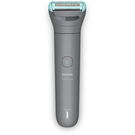 Триммер Philips Series 3000 BG3480/15 серый/бирюзовый (насадок в компл:2шт)