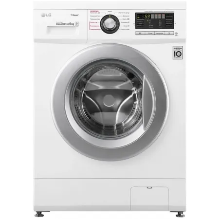 Стиральная машина LG F12M7NDS1 класс: A загр.фронтальная макс.:6кг белый инвертор Стиральная машина LG F12M7NDS1 класс: A загр.фронтальная макс.:6кг белый инвертор