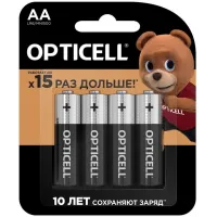 Батарея Opticell Basic LR6 AA (4шт) блистер Батарея Opticell Basic LR6 AA (4шт) блистер