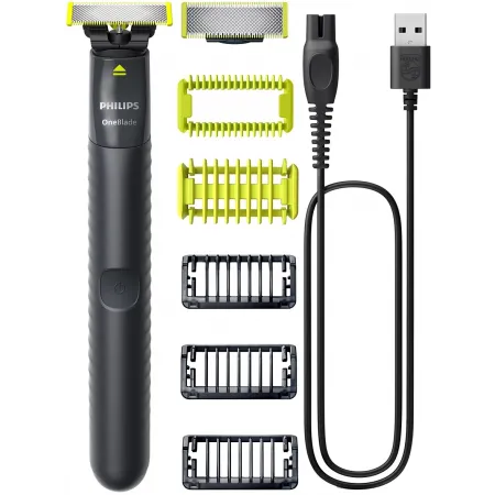 Триммер Philips OneBlade Pro QP1624/10 серый/зеленый 0.5Вт (насадок в компл:6шт) Триммер Philips OneBlade Pro QP1624/10 серый/зеленый 0.5Вт (насадок в компл:6шт)