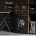 Стиральная машина Weissgauff WM 39106 Inverter Steam класс: A++ загр.фронтальная макс.:6кг черный инвертор