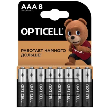 Батарея Opticell Basic LR03 AAA (8шт) блистер