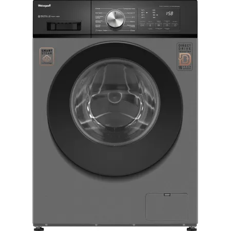 Стиральная машина Weissgauff WM 45127 Direct Drive Inverter Steam Deep класс: A+++ загр.фронтальная макс.:7кг темно-серый инвертор Стиральная машина Weissgauff WM 45127 Direct Drive Inverter Steam Deep класс: A+++ загр.фронтальная макс.:7кг темно-серый инвертор