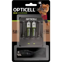 Аккумулятор + зарядное устройство Opticell Turbo АА 2600 mAh AA/AAA 2600mAh (2шт) блистер