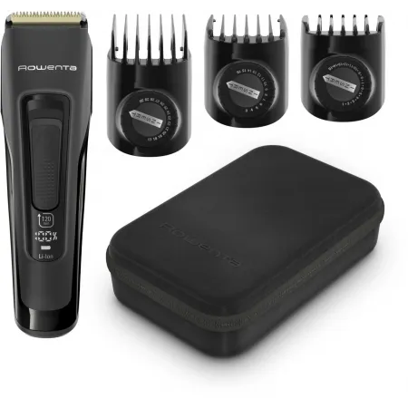 Машинка для стрижки Rowenta TN5243F4 черный 15Вт (насадок в компл:3шт)