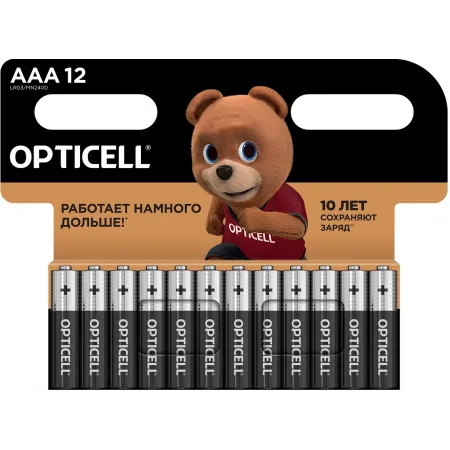 Батарея Opticell Basic LR03 AAA (12шт) блистер Батарея Opticell Basic LR03 AAA (12шт) блистер