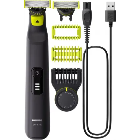Триммер Philips OneBlade Pro QP6542/15 черный (насадок в компл:3шт) Триммер Philips OneBlade Pro QP6542/15 черный (насадок в компл:3шт)