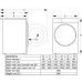 Стиральная машина Gorenje WG2P114A12/C класс: A загр.фронтальная макс.:11кг белый инвертор