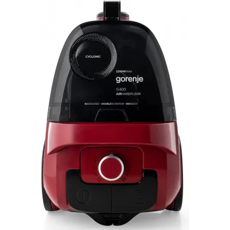 Пылесос Gorenje VC2202G4AHR 2000Вт красный/черный