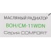 Радиатор масляный Ballu Comfort BOH/CM-11WDN 2200Вт белый/черный