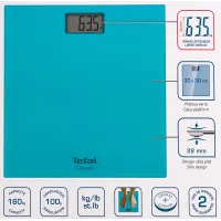 Весы напольные электронные Tefal PP1133V0 макс.160кг бирюзовый