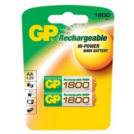 Аккумулятор GP 180AAHC AA NiMH 1800mAh (2шт)