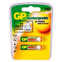 Аккумулятор GP 65AAAHC AAA NiMH 650mAh (2шт)