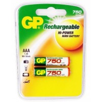 Аккумулятор GP 75AAAHC AAA NiMH 750mAh (2шт)