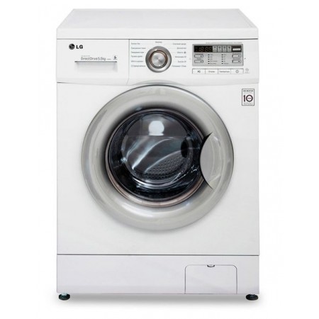 Стиральная машина LG F10B8MD класс: A загр.фронтальная макс.:5.5кг белый инвертор