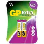 Батарея GP Extra Alkaline 15AX LR6 AA (2шт) блистер