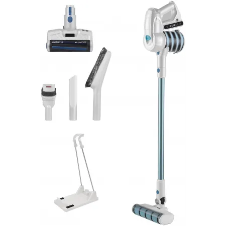 Пылесос Polaris HandStick Pro PVCS 4000 450Вт белый/бирюзовый