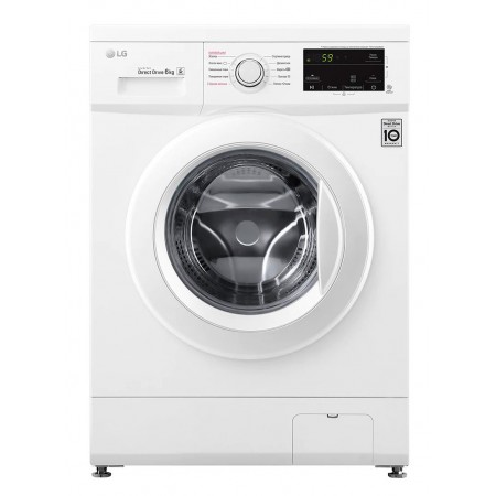 Стиральная машина LG F2J3NS0W класс: A загр.фронтальная макс.:6кг белый инвертер