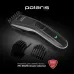 Машинка для стрижки Polaris PHC 0512RC черный/серебристый 5Вт (насадок в компл:2шт)