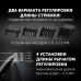 Машинка для стрижки Polaris PHC 0924 синий/черный 9Вт (насадок в компл:4шт)