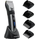 Машинка для стрижки Polaris PHC 3017RC Argan Therapy Pro черный/серебристый (насадок в компл:5шт)