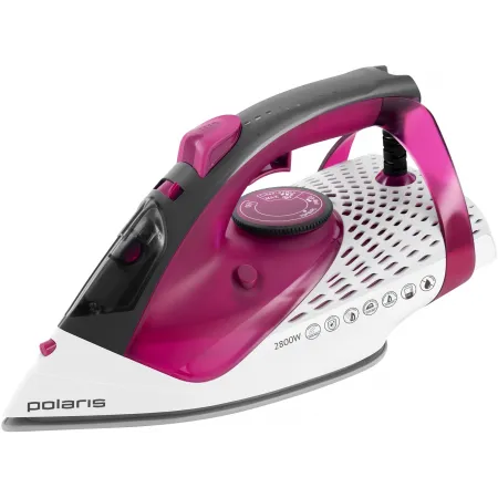 Утюг Polaris PIR 2860AK 2800Вт розовый/черный