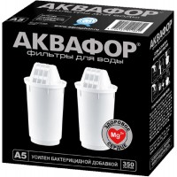 Картридж Аквафор A5 для кувшинов ресурс:350л (упак.:2шт)