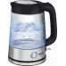 Чайник электрический Tefal Glass Kettle KI750D30 1.7л. 2400Вт серебристый корпус: стекло/металл (8010000020)