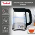 Чайник электрический Tefal Glass Kettle KI750D30 1.7л. 2400Вт серебристый корпус: стекло/металл (8010000020)