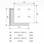 Индукционная варочная поверхность Lex EVI 640-1 черный