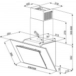Вытяжка каминная Weissgauff Sigma 60 PB WH белый управление: кнопочное (1 мотор) Вытяжка каминная Weissgauff Sigma 60 PB WH белый управление: кнопочное (1 мотор)