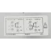 Варочная поверхность Gorenje ECT643WCSC белый