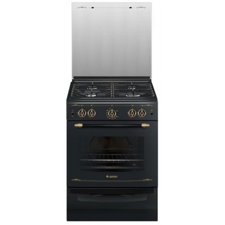 Плита Газовая Gefest ПГ 6100-02 0187 черный (стеклянная крышка) реш.чугун
