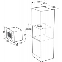 Микроволновая печь Gorenje BM235CLI 23л. 800Вт слоновая кость (встраиваемая)