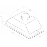 Вытяжка встраиваемая Elica Era S IX/A/52 нержавеющая сталь управление: поворотные переключатели (1 мотор)