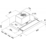 Вытяжка встраиваемая Maunfeld Ouse Touch 60 черный управление: сенсорное (1 мотор)