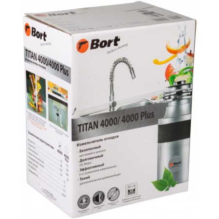 Измельчитель Bort Titan 4000 390Вт черный