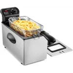 Фритюрница Kitfort КТ-2023 2180Вт черный/серебристый
