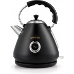 Чайник электрический Gorenje K17CLBK 1.7л. 2200Вт черный корпус: металл/пластик