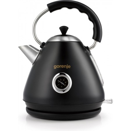 Чайник электрический Gorenje K17CLBK 1.7л. 2200Вт черный корпус: металл/пластик