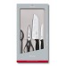 Набор ножей кухон. Victorinox Kitchen Set, 4 pieces (6.7133.4G) компл.:4предм. черный подар.коробка