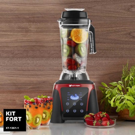 Блендер стационарный Kitfort КТ-1361-1 2200Вт красный Блендер стационарный Kitfort КТ-1361-1 2200Вт красный
